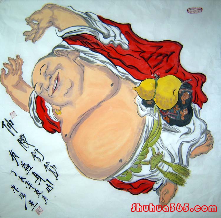 卡通弥勒佛